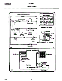 05 - Wiring Diagram parts for Frigidaire Freezer FFU14M8CW2 from AppliancePartsPros.com
