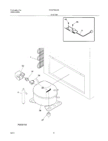 07 - System parts for Frigidaire Freezer FFC07M5CW4 from AppliancePartsPros.com