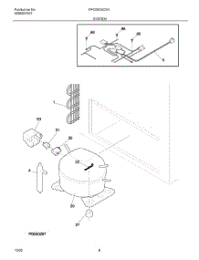 07 - System parts for Frigidaire Freezer FFC09C6CW1 from AppliancePartsPros.com
