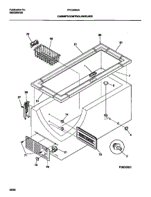 03 - Cabinet / Control / Shelves parts for Frigidaire Freezer FFC09M4AW3 from AppliancePartsPros.com