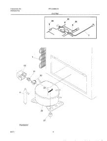 07 - System parts for Frigidaire Freezer FFC09M5CW4 from AppliancePartsPros.com