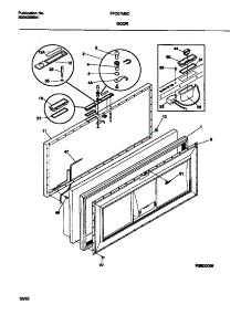 02 - Door parts for Frigidaire Freezer FFC07M5CW1 from AppliancePartsPros.com