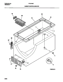 03 - Cabinet / Control / Shelves parts for Frigidaire Freezer FFC07M5CW1 from AppliancePartsPros.com