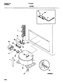 04 - System parts for Frigidaire Freezer FFC07M5CW1 from AppliancePartsPros.com
