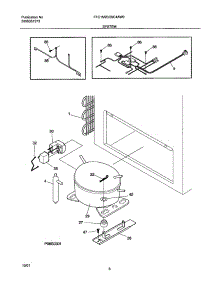 07 - System parts for Frigidaire Freezer FFC20C4AW0 from AppliancePartsPros.com