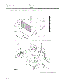 07 - System parts for Frigidaire Freezer FFU14FC3AW0 from AppliancePartsPros.com