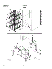 07 - System parts for Frigidaire Freezer FFU14K2CW0 from AppliancePartsPros.com