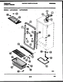 03 - Cabinet Parts parts for Frigidaire Freezer FFU16F6AW1 from AppliancePartsPros.com