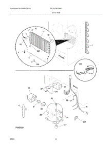 07 - System parts for Frigidaire Freezer FFU14FK0DW0 from AppliancePartsPros.com