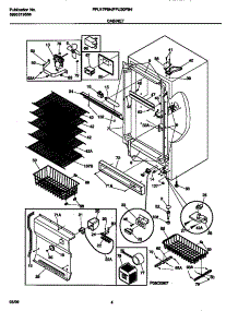 03 - Cabinet parts for Frigidaire Freezer FFU17F9HW0 from AppliancePartsPros.com