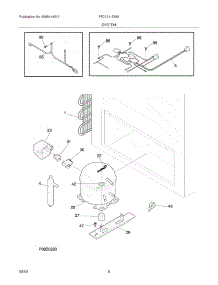 07 - System parts for Frigidaire Freezer FFC1311DW0 from AppliancePartsPros.com