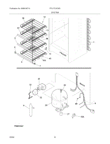 07 - System parts for Frigidaire Freezer FFU17C4CW2 from AppliancePartsPros.com