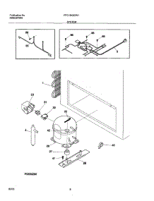 07 - System parts for Frigidaire Freezer FFC13K2CW1 from AppliancePartsPros.com