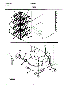 04 - System parts for Frigidaire Freezer FFU09M5CW2 from AppliancePartsPros.com