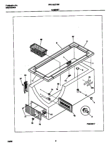 03 - Cabinet parts for Frigidaire Freezer FFC13D7HW0 from AppliancePartsPros.com