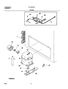 07 - System parts for Frigidaire Freezer FFC15K2CW1 from AppliancePartsPros.com