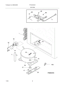 07 - System parts for Frigidaire Freezer FFC25C8CW1 from AppliancePartsPros.com