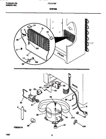 04 - System parts for Frigidaire Freezer FFU14F9FW1 from AppliancePartsPros.com