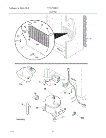 07 - System parts for Frigidaire Freezer FFU14FK0DW3 from AppliancePartsPros.com