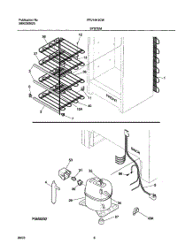 07 - System parts for Frigidaire Freezer FFU14K1CW1 from AppliancePartsPros.com