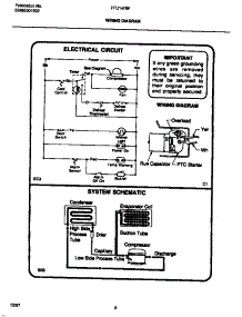 05 - Wiring Diagram parts for Frigidaire Freezer FFU14F9FW1 from AppliancePartsPros.com