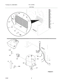 07 - System parts for Frigidaire Freezer FFU1764FW0 from AppliancePartsPros.com