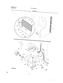 07 - System parts for Frigidaire Freezer FFU14F9GW5 from AppliancePartsPros.com