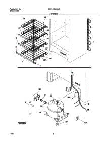 07 - System parts for Frigidaire Freezer FFU14M2AW2 from AppliancePartsPros.com
