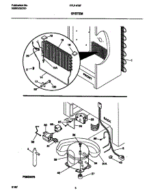 04 - System parts for Frigidaire Freezer FFU14F9FW0 from AppliancePartsPros.com