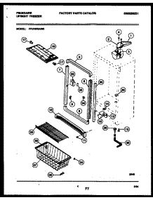 03 - Cabinet Parts parts for Frigidaire Freezer FFU16F6AW5 from AppliancePartsPros.com