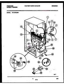 05 - System And Automatic Defrost Parts parts for Frigidaire Freezer FFU16F6AW5 from AppliancePartsPros.com