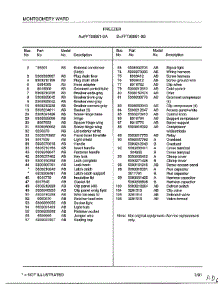 Freezer Page 2 parts for Frigidaire Freezer 86851-0A from AppliancePartsPros.com