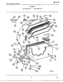 Freezer parts for Frigidaire Freezer 86851-0A from AppliancePartsPros.com