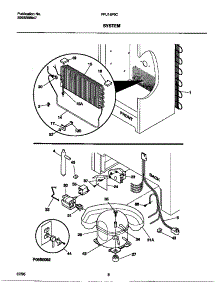 03 - System parts for Frigidaire Freezer FFU16F9CW3 from AppliancePartsPros.com