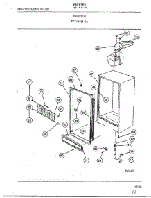 Freezer Page 3 parts for Frigidaire Freezer 49161-0A from AppliancePartsPros.com