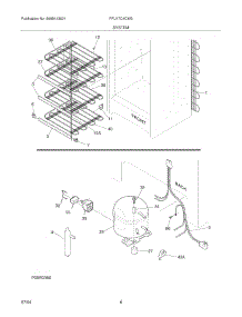 07 - System parts for Frigidaire Freezer FFU17C4CW3 from AppliancePartsPros.com