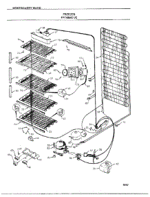 Freezer Page 5 parts for Frigidaire Freezer 49647-7C from AppliancePartsPros.com