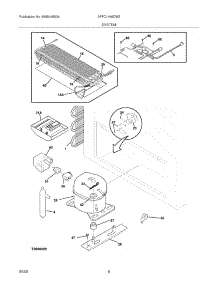 07 - System parts for Frigidaire Freezer AFFC1466DW2 from AppliancePartsPros.com