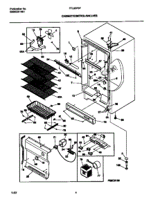 03 - Cabinet / Control / Shelves parts for Frigidaire Freezer FFU20F9FW1 from AppliancePartsPros.com