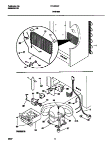04 - System parts for Frigidaire Freezer FFU20G9FW0 from AppliancePartsPros.com