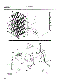 07 - System parts for Frigidaire Freezer FFU21K2CW0 from AppliancePartsPros.com