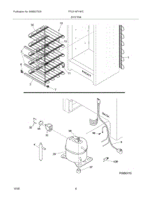 07 - System parts for Frigidaire Freezer FFU21M7HWC from AppliancePartsPros.com