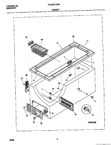 03 - Cabient parts for Frigidaire Freezer FFC20D7GW0 from AppliancePartsPros.com
