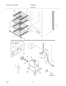07 - System parts for Frigidaire Freezer FFU09K0DW3 from AppliancePartsPros.com