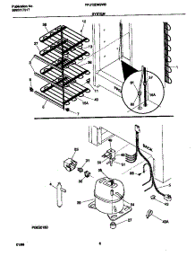 04 - System parts for Frigidaire Freezer FFU12D9GW0 from AppliancePartsPros.com