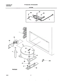 07 - System parts for Frigidaire Freezer FFC25G4AW0 from AppliancePartsPros.com