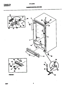03 - Cabinet / Control / Shelves parts for Frigidaire Freezer FFU12M5CW2 from AppliancePartsPros.com