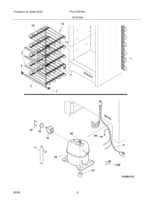 07 - System parts for Frigidaire Freezer FFU21M7HWA from AppliancePartsPros.com