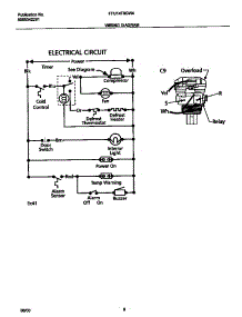 05 - Wiring Diagram parts for Frigidaire Freezer FFU14F9GW4 from AppliancePartsPros.com