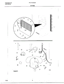 06 - System parts for Frigidaire Freezer FFU17G9HW2 from AppliancePartsPros.com